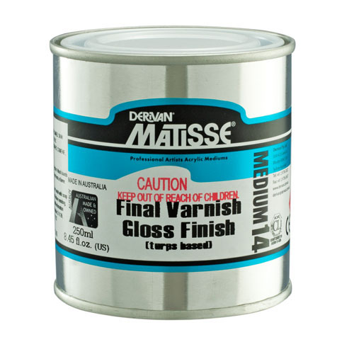 Final Varnish Gloss (Turps) MM14 Matisse 500ml - Click Image to Close